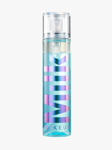 Milk Makeup Hydro Grip Hydrating Setting Spray in branded component on a light gray background